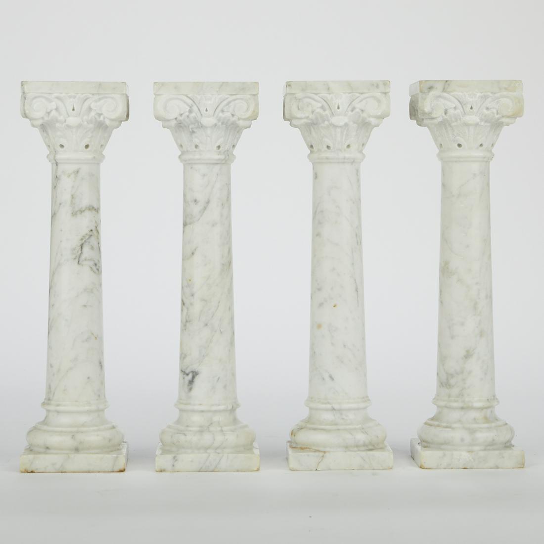 Set of 4 Marble Corinthian Columns (1 of 8)