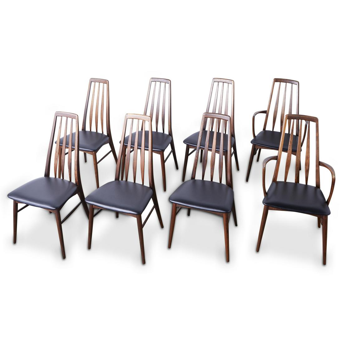 Set of 8 Niels Koefoed Eva Rosewood Danish Modern (1 of 15)