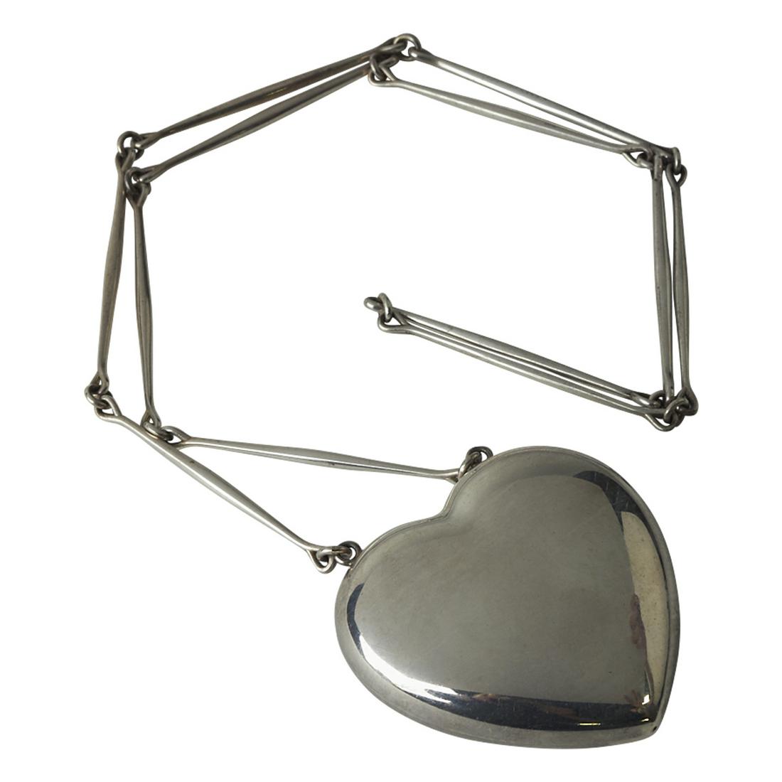 Astrid Fog Georg Jensen "Joy" Sterling Silver Necklace (1 of 6)