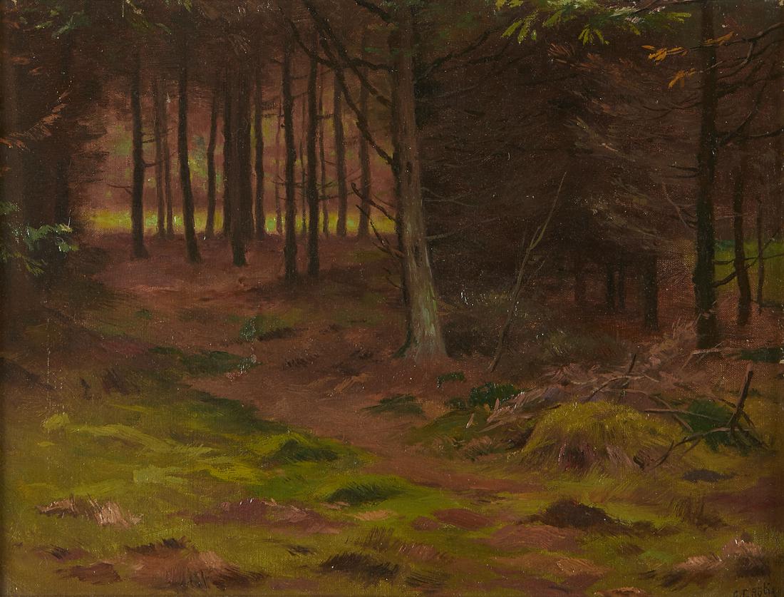 Georges Rotig Forest Landscape Painting (1 of 4)