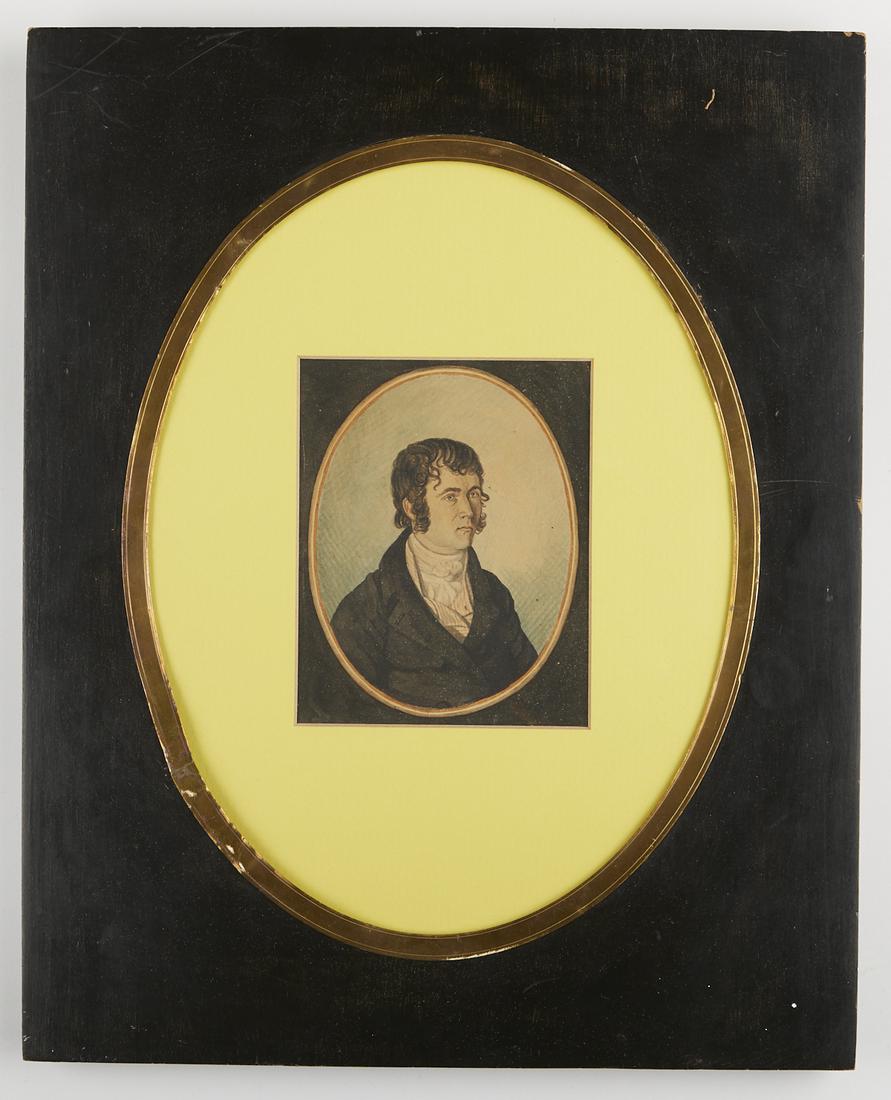 Grp: 4 European & American Portrait Miniatures (1 of 8)