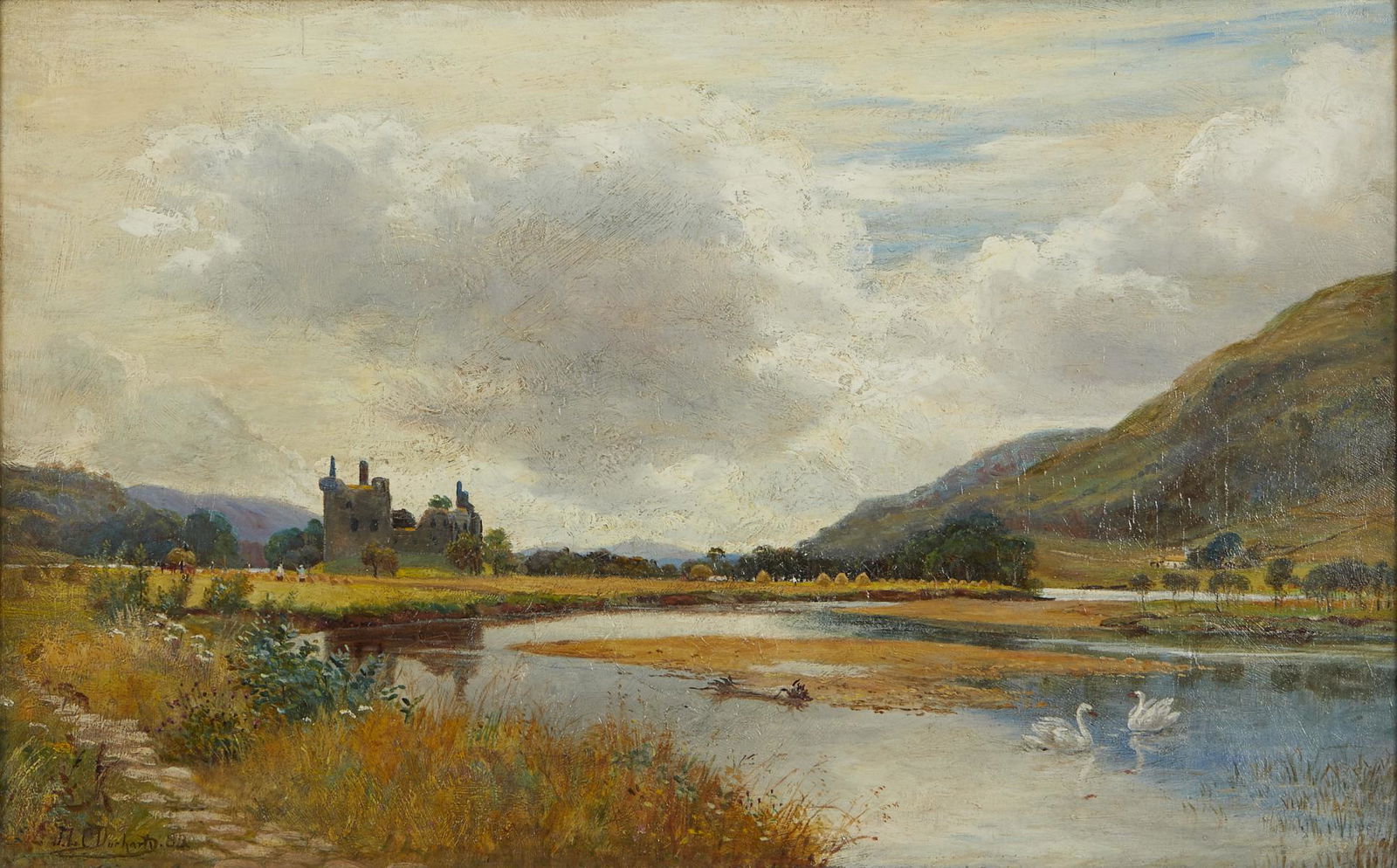 James L.C. Docharty Scottish Landscape Painting (1 of 5)