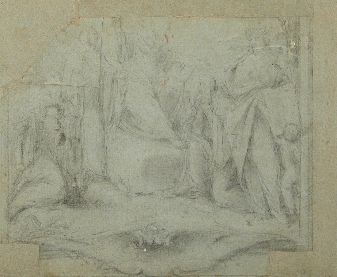 18th c. Italian Bolognese Old Master Drawing (1 of 7)