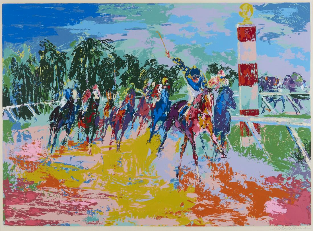 LeRoy Neiman "Florida Racing" Serigraph 1974 (1 of 4)