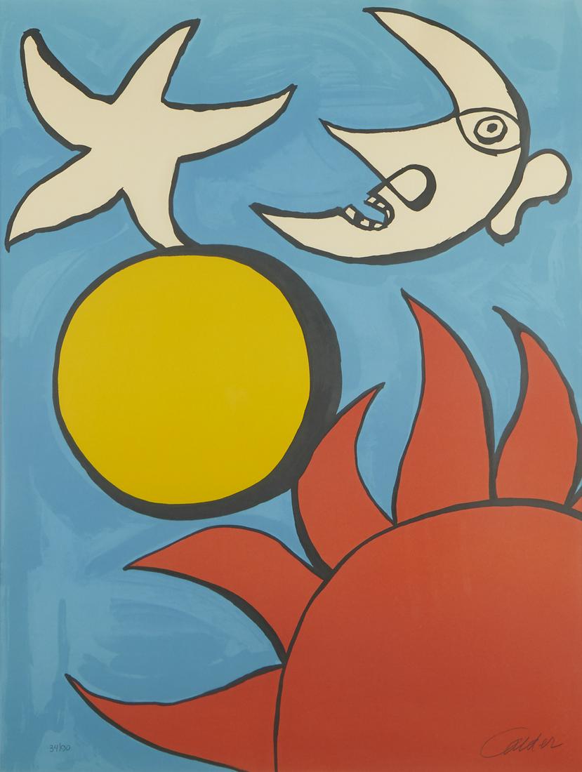 Alexander Calder "Sun Moon & Stars USA" Print (1 of 4)