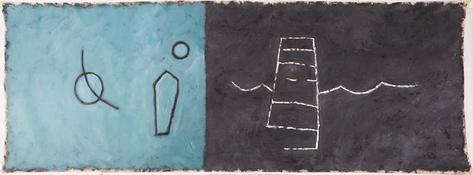 TL Solien Deep Six Acrylic Latex & Tempera on Canvas (1 of 10)