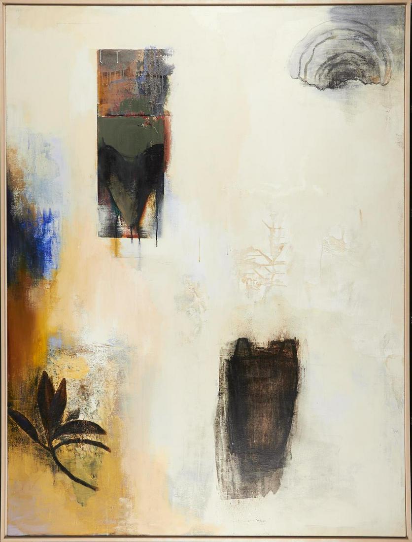 Chihung Yang "White Ground" Charcoal & Acrylic on (1 of 3)