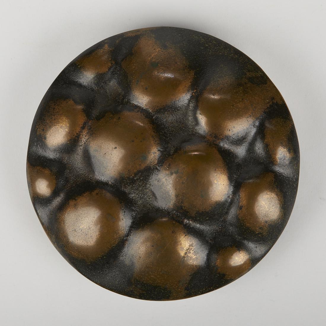 Modernist Abstract Bronze Sculpture - Illegibly Signed (1 of 6)