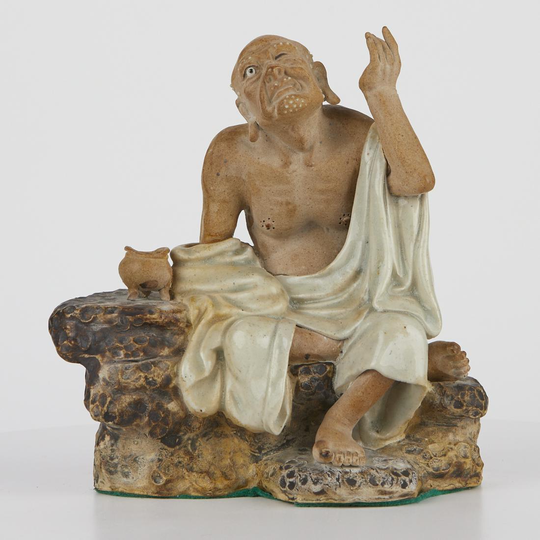 Chinese Shiwan Figure of Lohan (1 of 7)
