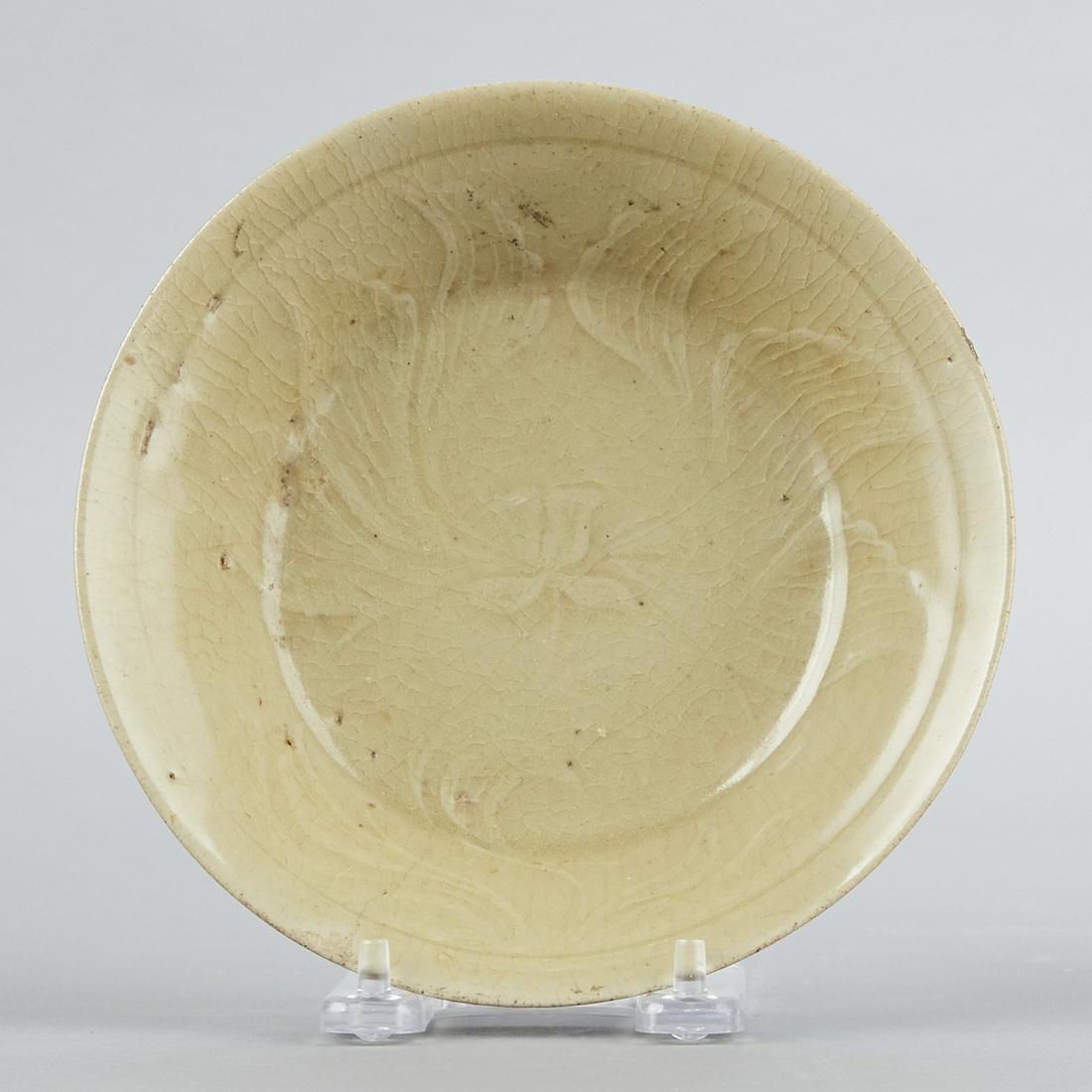 12th c. Chinese or Korean Celadon Bowl with Incised (1 of 10)