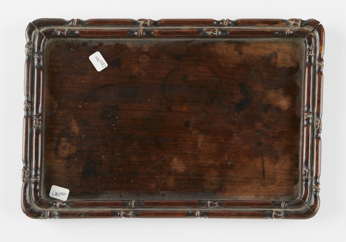 Chinese Carved Wooden Tray (1 of 2)