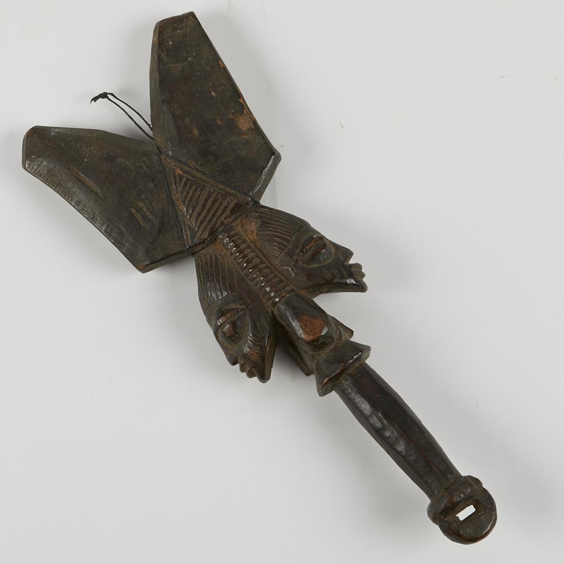 Yoruba African Eshu Janus Faced Wand (1 of 5)