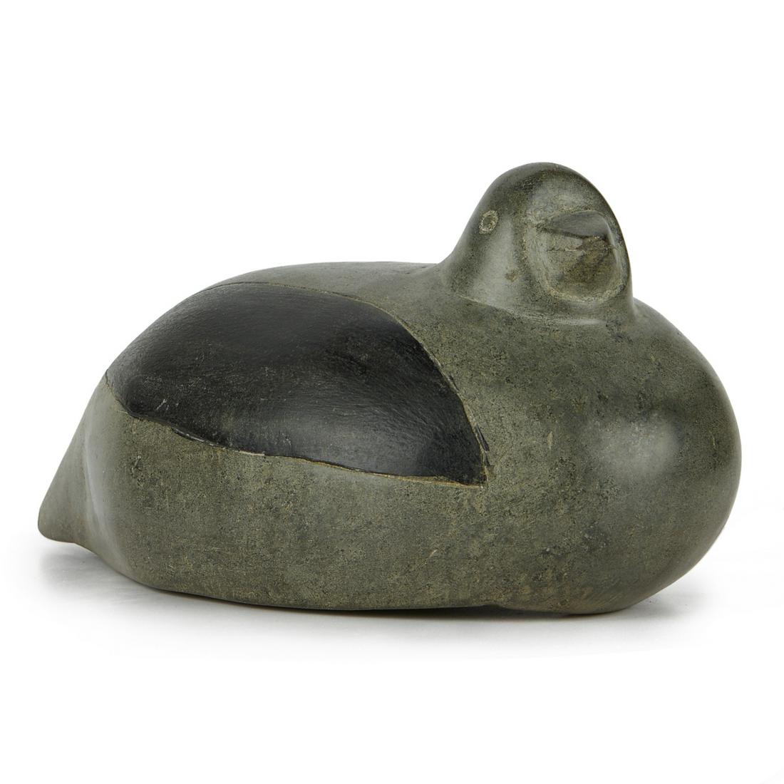 Inuit Puffin or Large Bird Stone Carving (1 of 6)