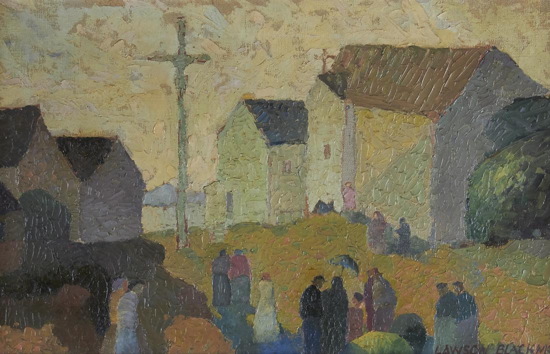 Thomas Lawson Blackmon Painting on Canvas (1 of 5)