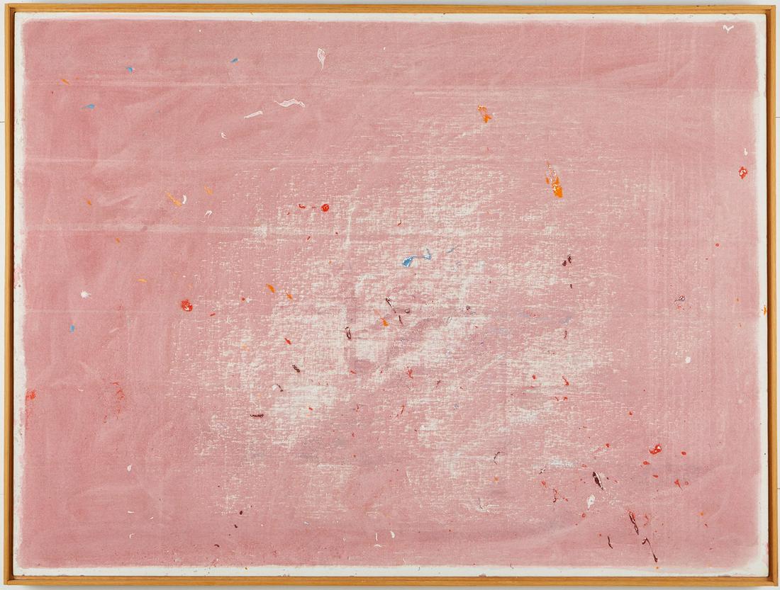 R.J. Slowinski Pink Abstract Acrylic on Canvas (1 of 7)