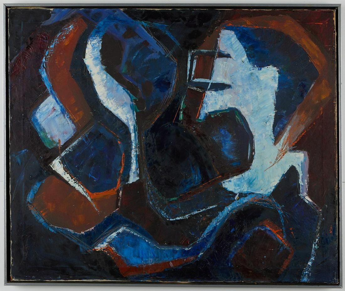 Unsigned MCM Abstract Painting (1 of 7)