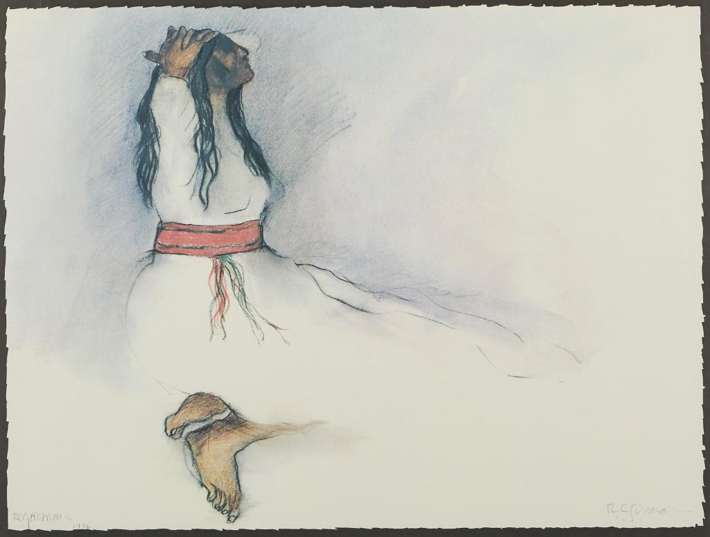 RC Gorman Navajo Woman Lithograph 1976 (1 of 5)