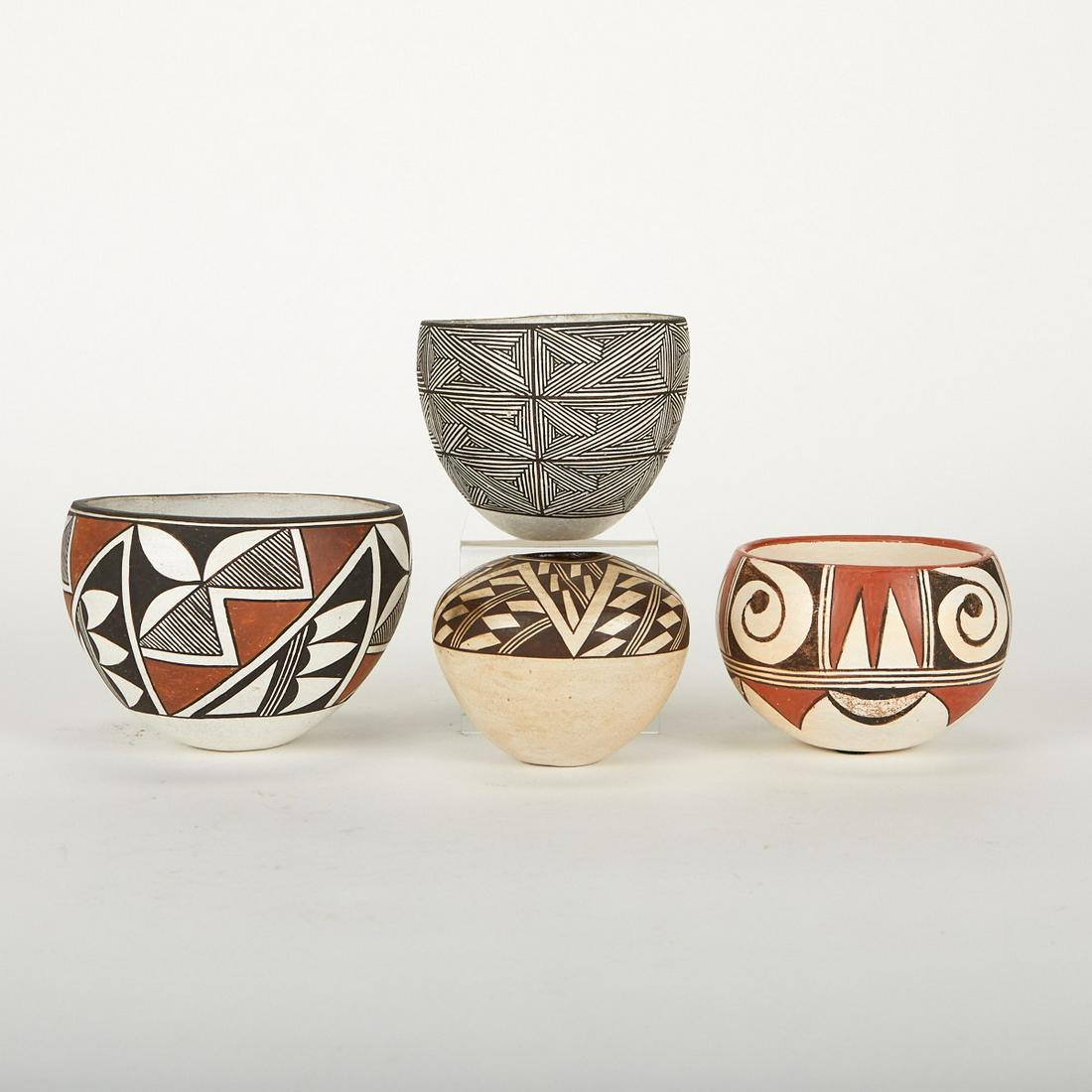 Grp: 4 Emma Lewis and Lucy Lewis Nancy Acoma Pots (1 of 9)