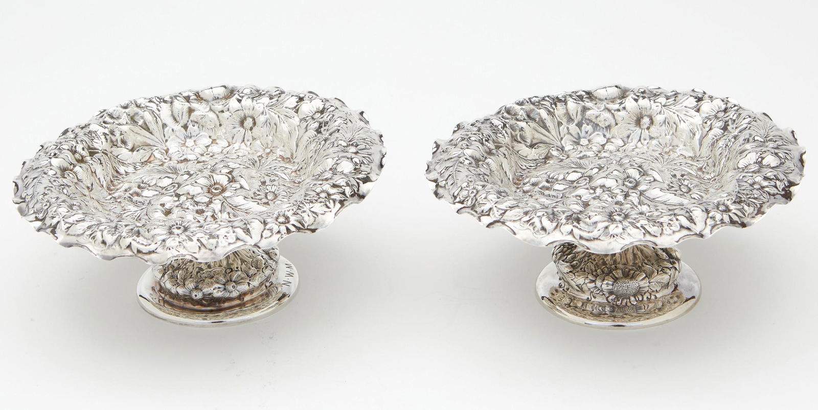 Pr: George W Shiebler Sterling Repousse Dish (1 of 8)