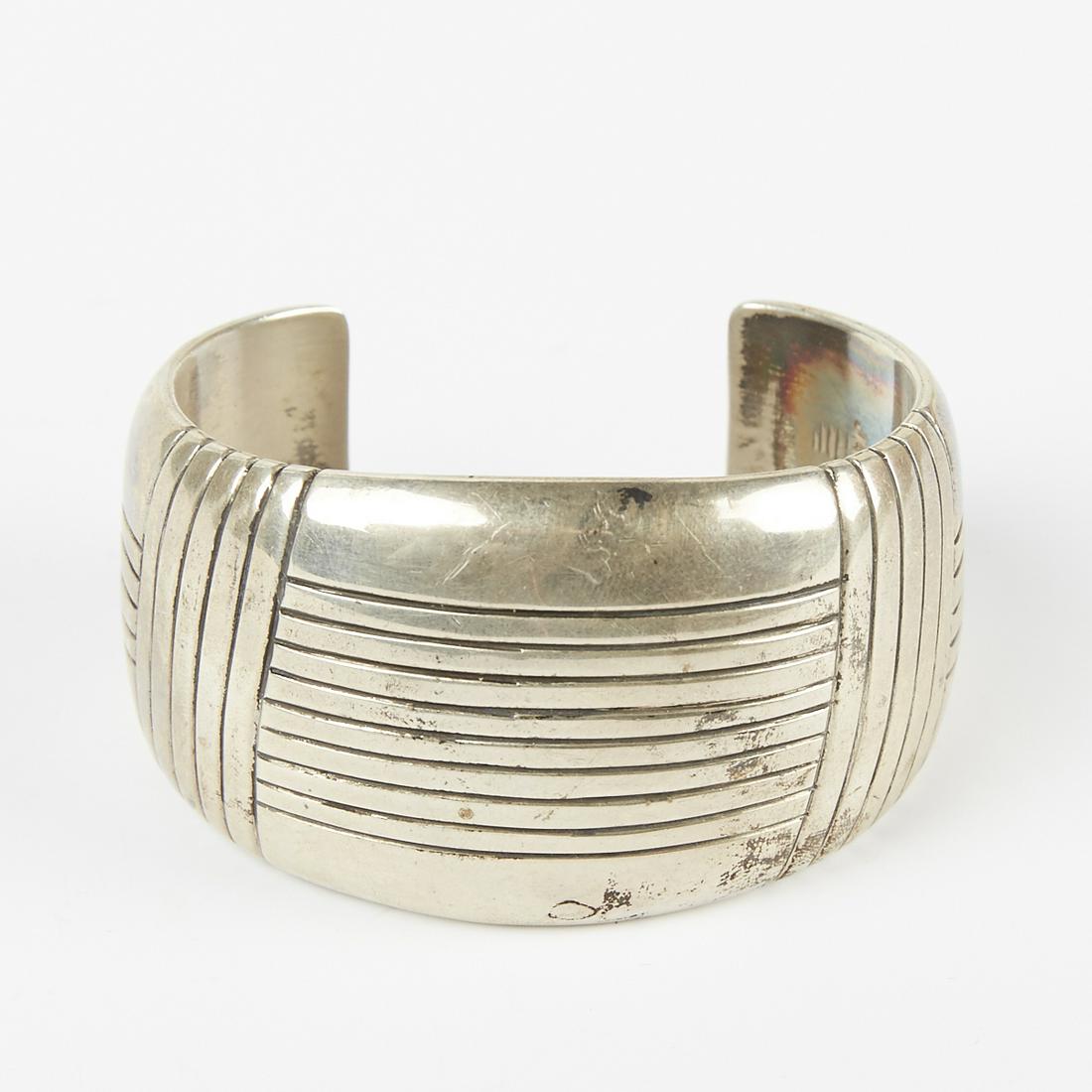 Gene & Martha Jackson Navajo Sterling Silver Bracelet (1 of 3)