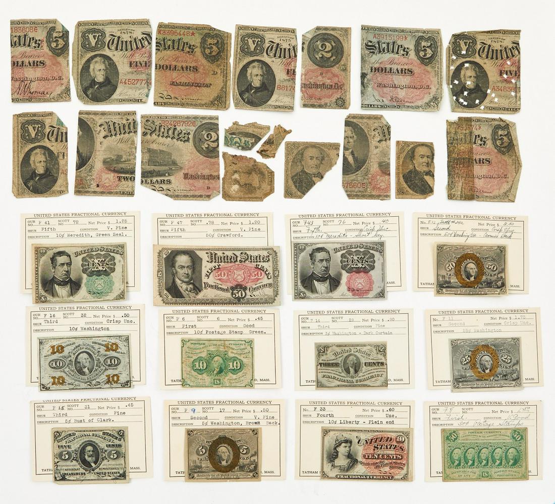 Group of USA Fractional Currency (1 of 2)