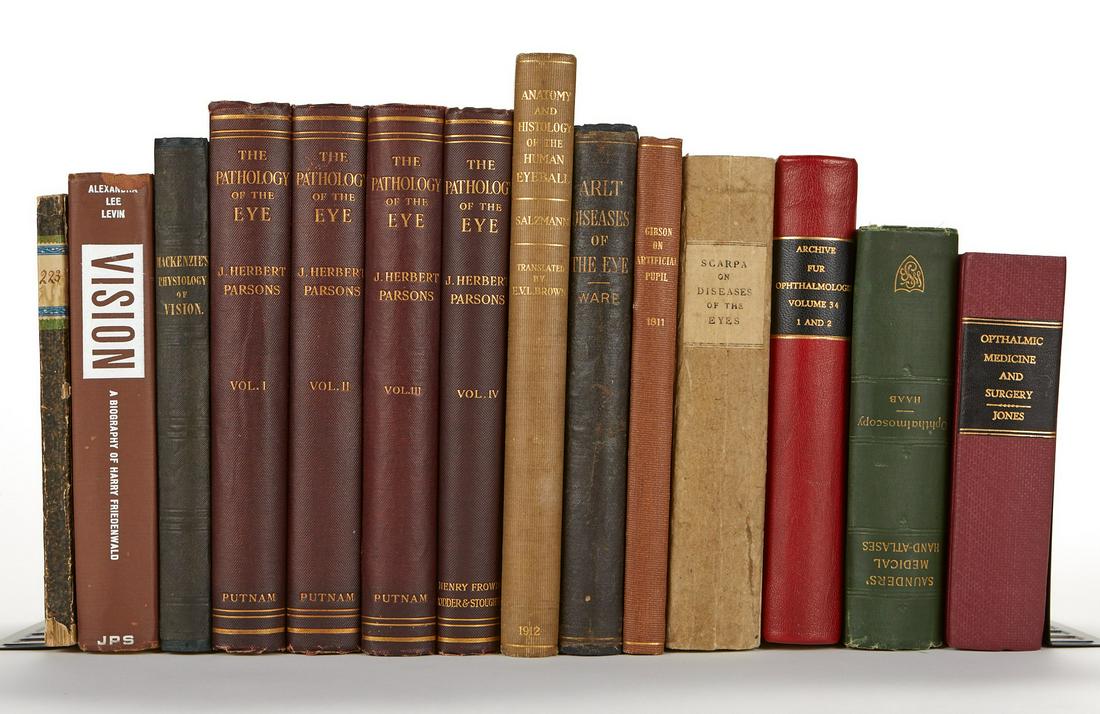 Grp: 14 Early Optometry Books (1 of 16)