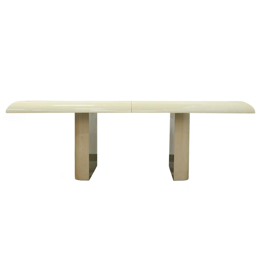 Steve Chase Lacquered Extendable Dining Table (1 of 11)