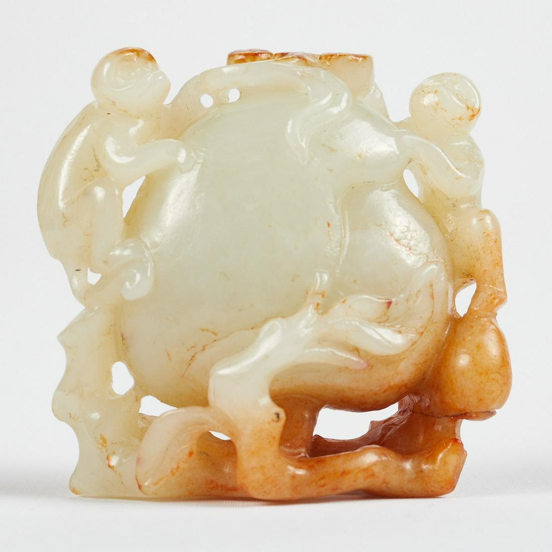 Chinese Jade Monkeys on Peach (1 of 5)