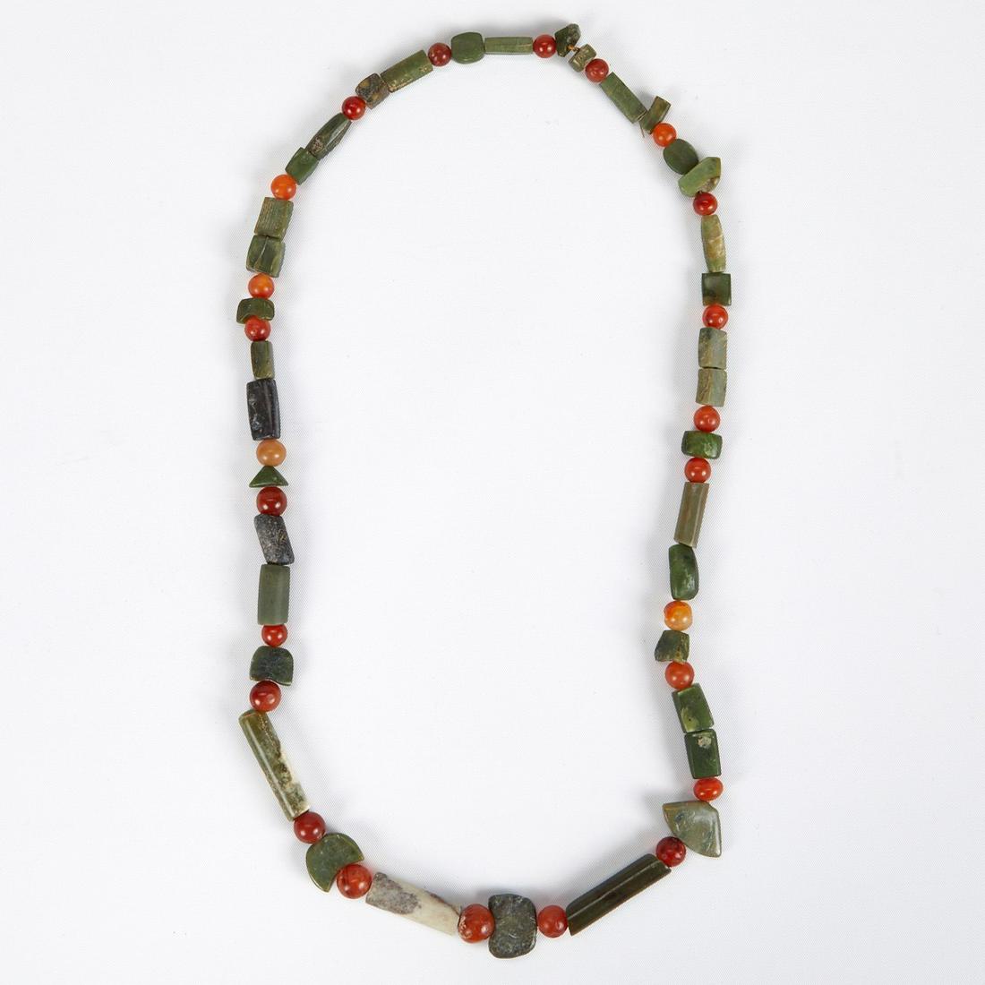 Jade and Carnelian Necklace (1 of 3)