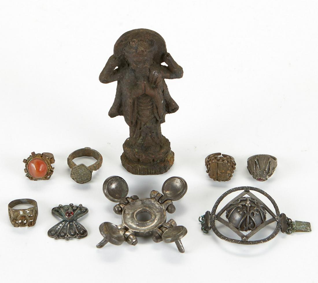 Grp: Mixed Jewelry & Japanese Buddha (1 of 6)