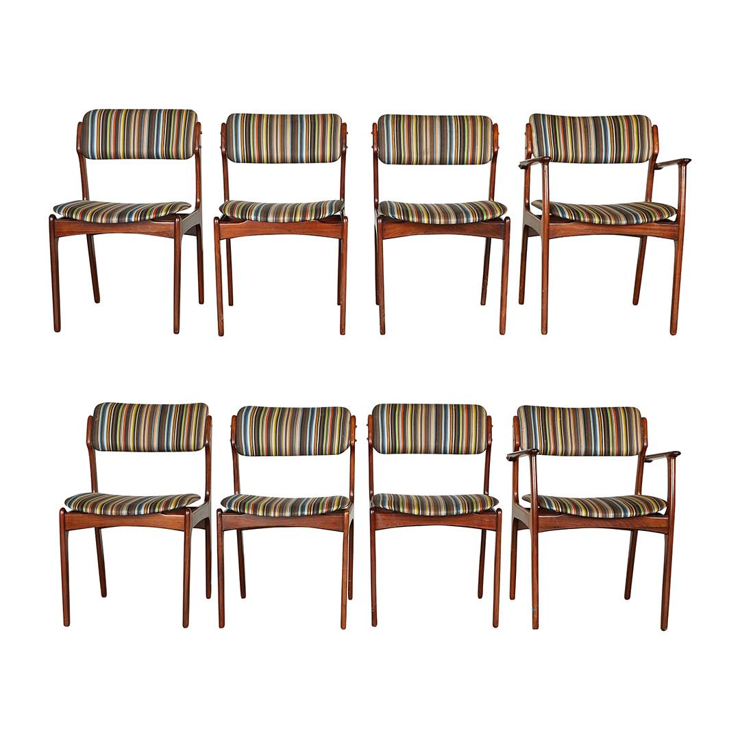 Grp: 8 Eric Buck Mid-Century Dining Chairs (1 of 14)