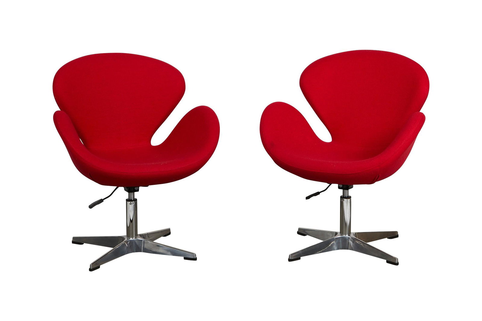 Pair of Arne Jacobsen Style MCM Swan Chairs (1 of 7)