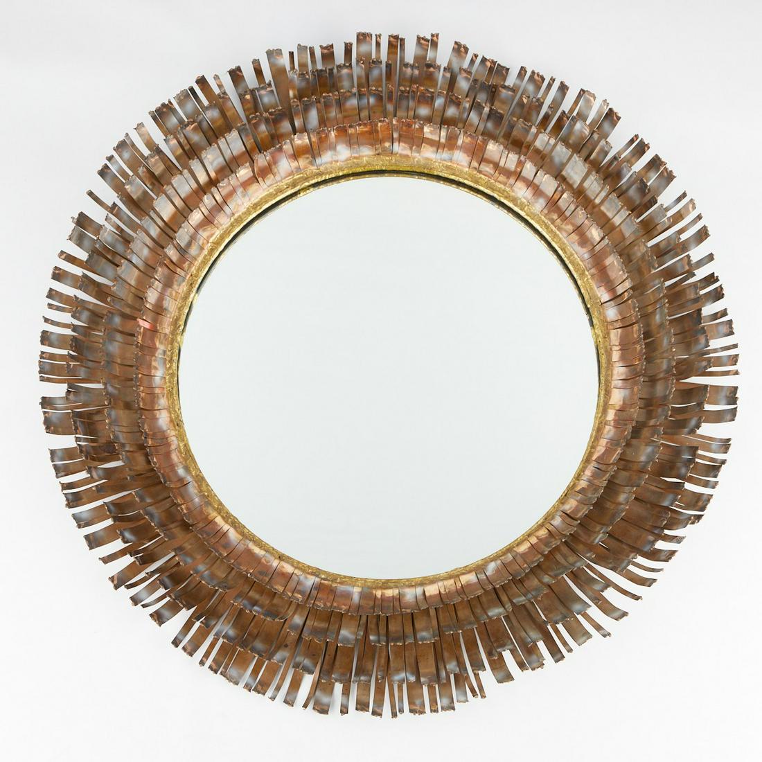 Curtis Jere Brutalist Eyelash Mirror 1970 (1 of 4)