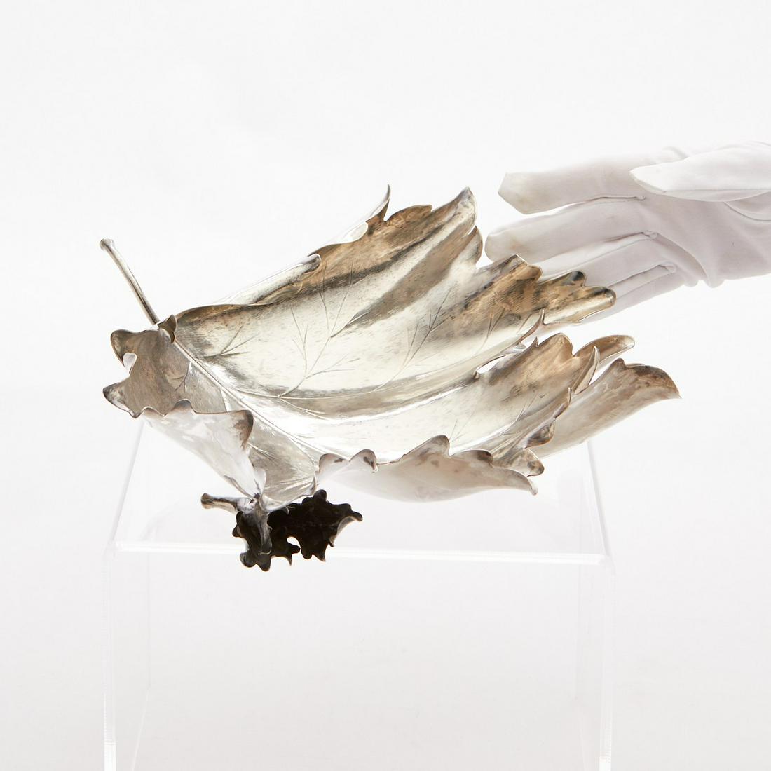 Large Buccellati Sterling Leaf Fruit Bowl (1 of 12)