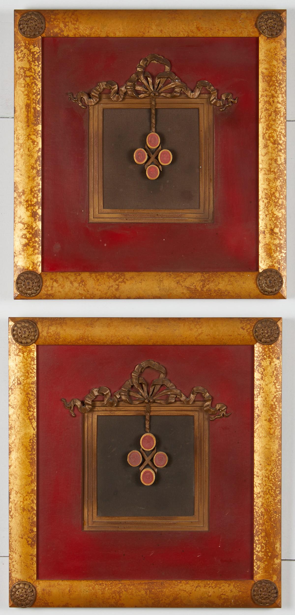 Pr: Italian Grand Tour Wax Intaglios (1 of 6)