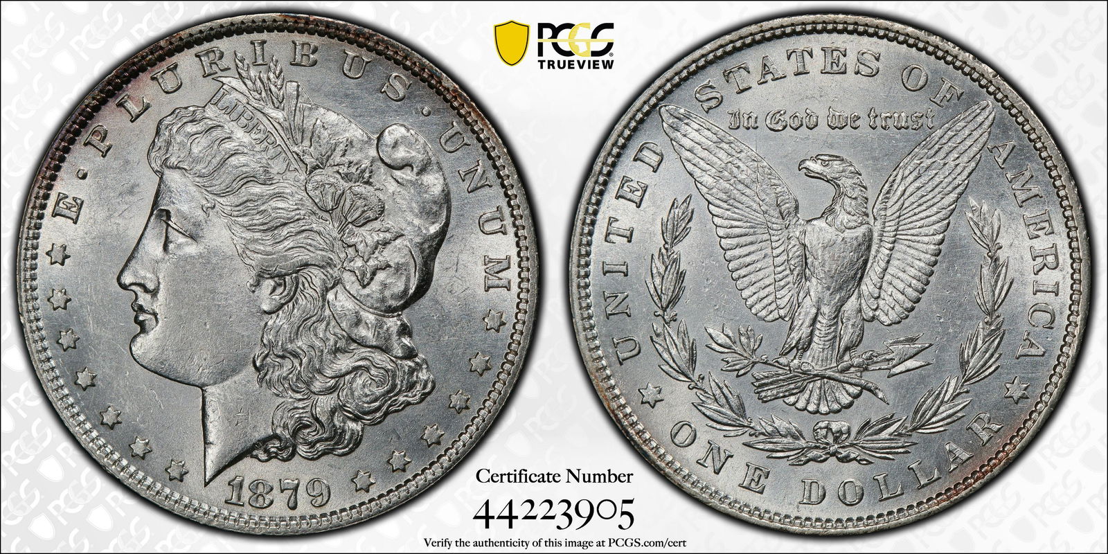 1877 US Trade Dollar PCGS Genuine Cleaned - AU Detail (1 of 4)