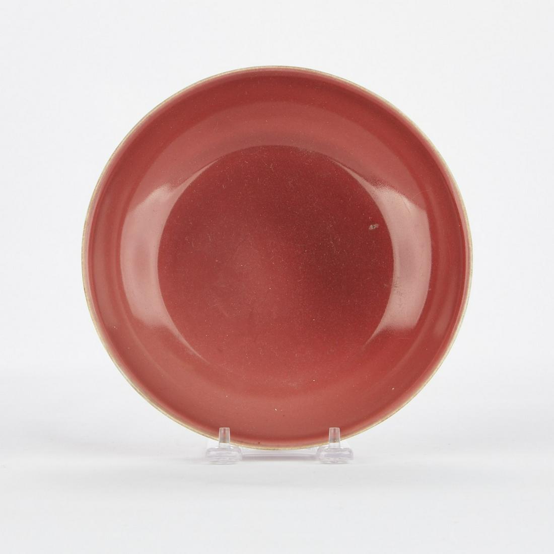 Chinese Oxblood Porcelain Bowl (1 of 6)