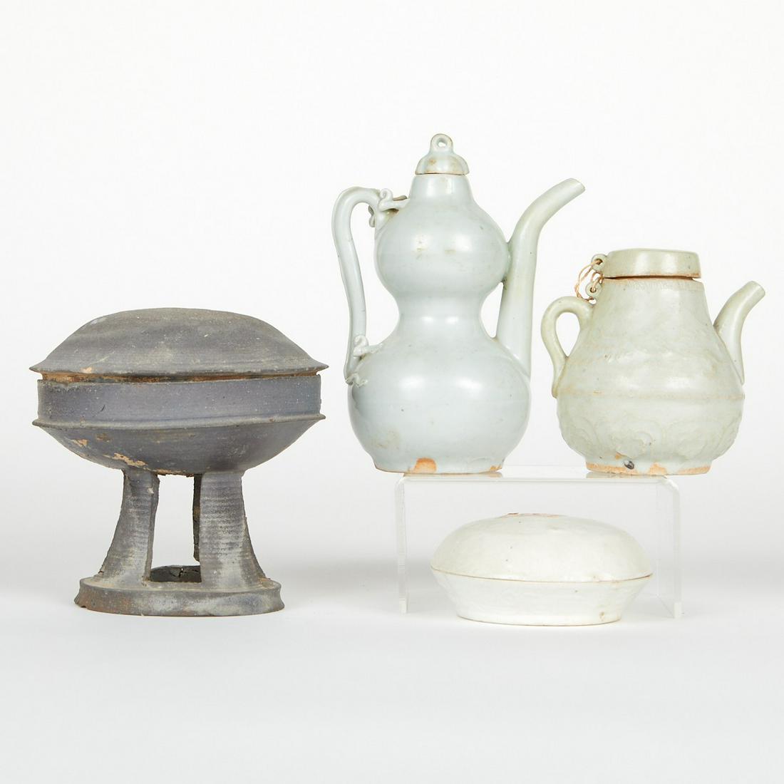 Grp: 4 Chinese Ceramic Vessels (1 of 10)