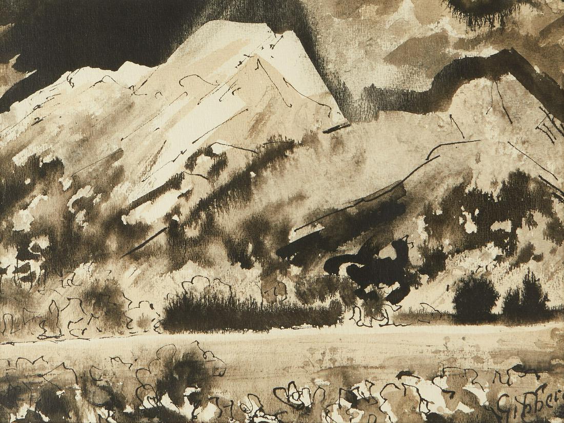 Eric Gibberd Untitled Ink on Paper (1 of 3)