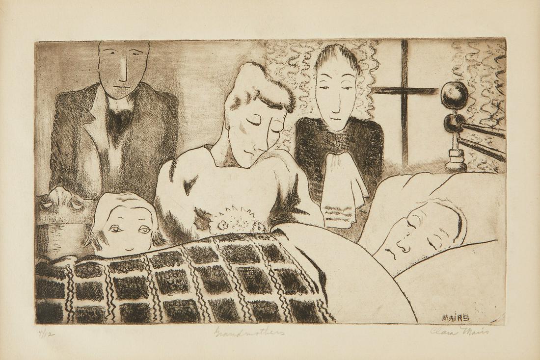 Clara Mairs "Grandmother" Lithograph (1 of 5)