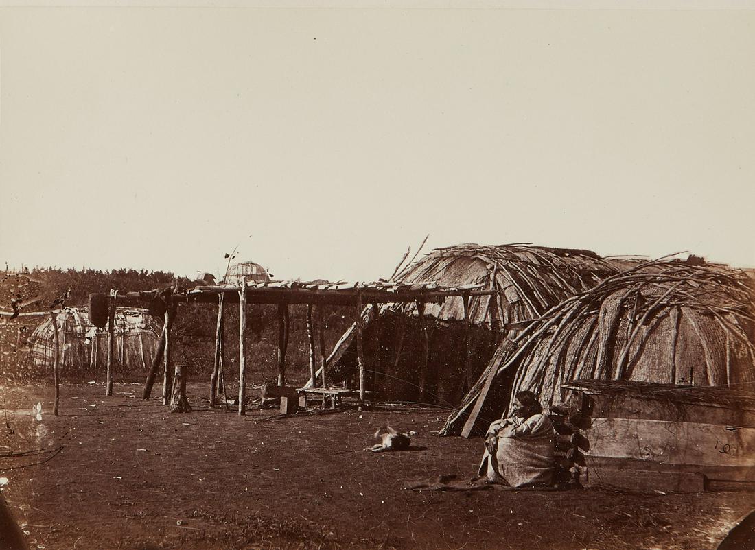 Benjamin Upton Winnebago Encampment 1858 Photograph (1 of 7)