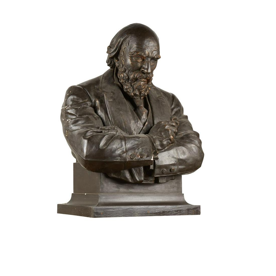 Maquette of James J. Hill Bust Hermant (1 of 10)