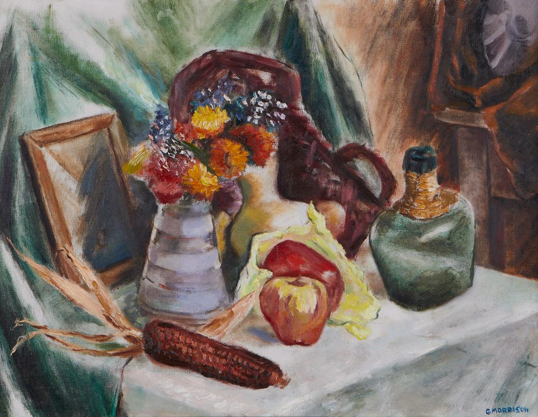 George Morrison Oil on Canvas Still Life (1 of 5)