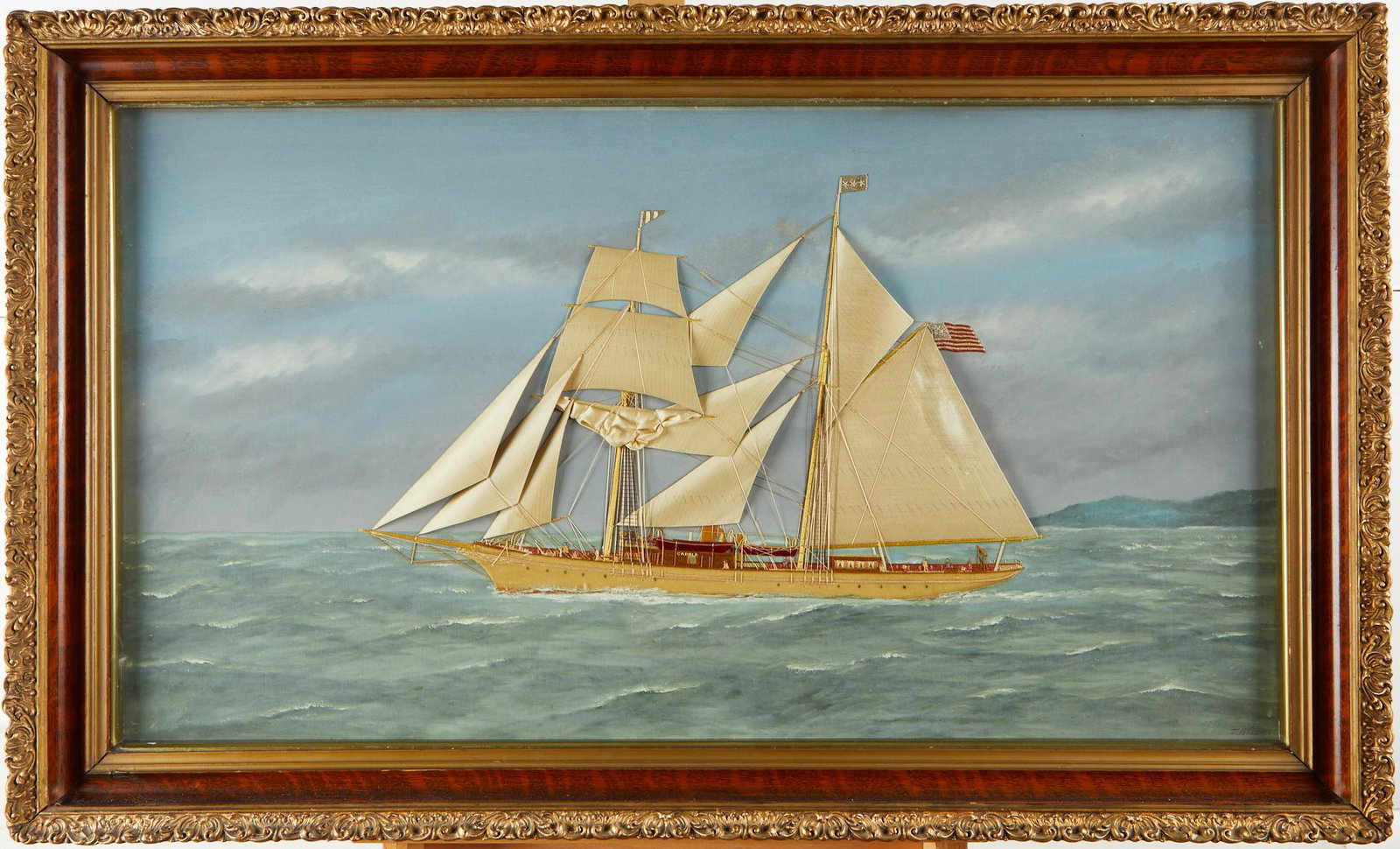 Thomas H. Willis "Carola" Marine Painting (1 of 7)