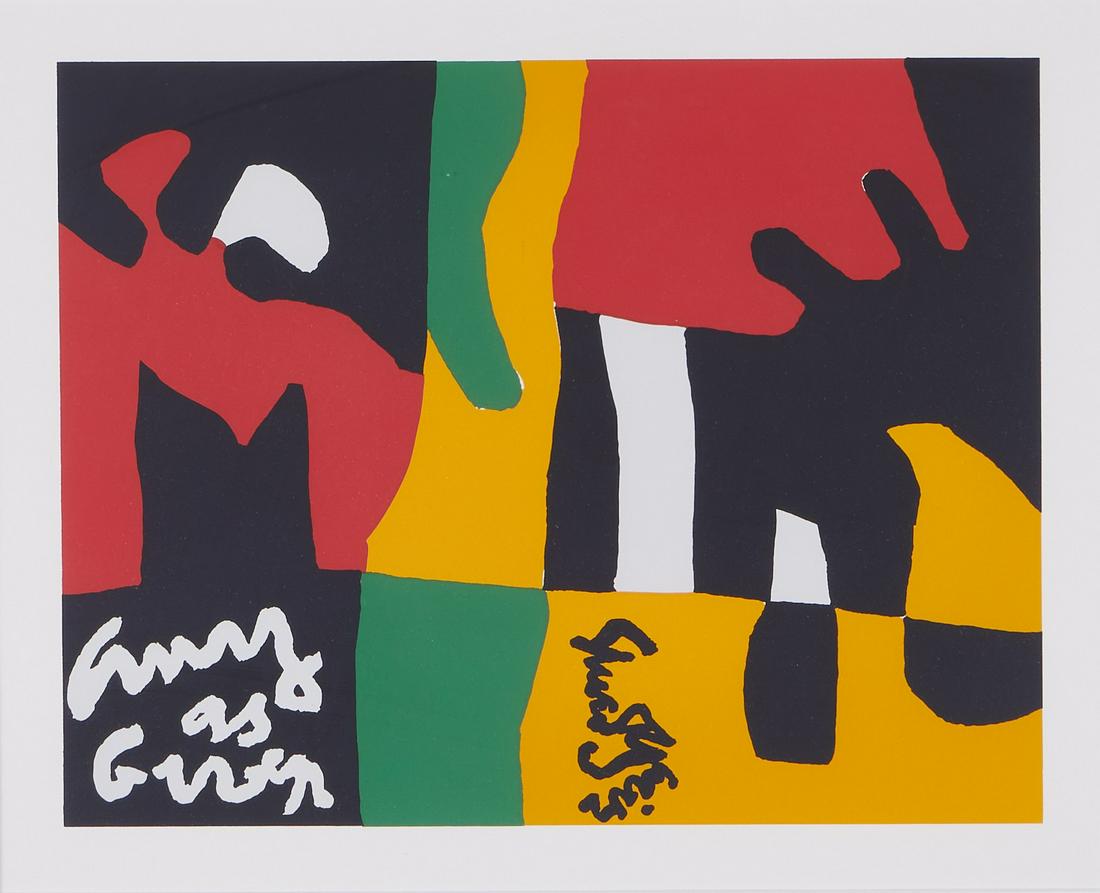 Stuart Davis Untitled from X + X: Stuart Davis (American, 1892-1964). Untitled screenprint on paper from "X + X (Ten Works by Ten Painters)," 1964. This portfolio was an edition of 500 published by the Wadsworth Atheneum Mus