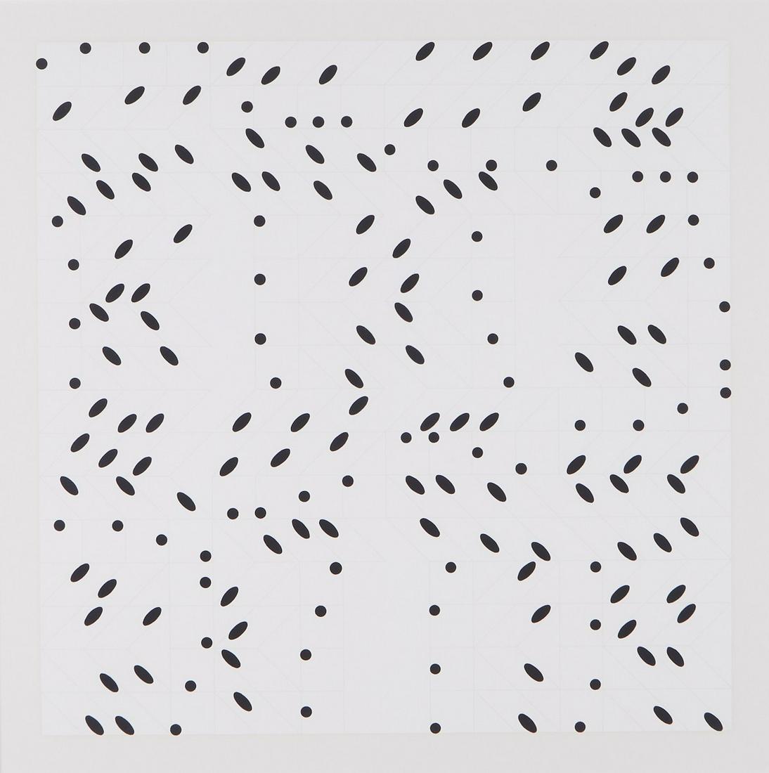 Larry Poons Untitled from X + X: Larry Poons (American, b. 1937). Untitled screenprint from "X + X (Ten Works by Ten Painters)," 1964. This portfolio was an edition of 500 published by the Wadsworth Atheneum Museum of Art a