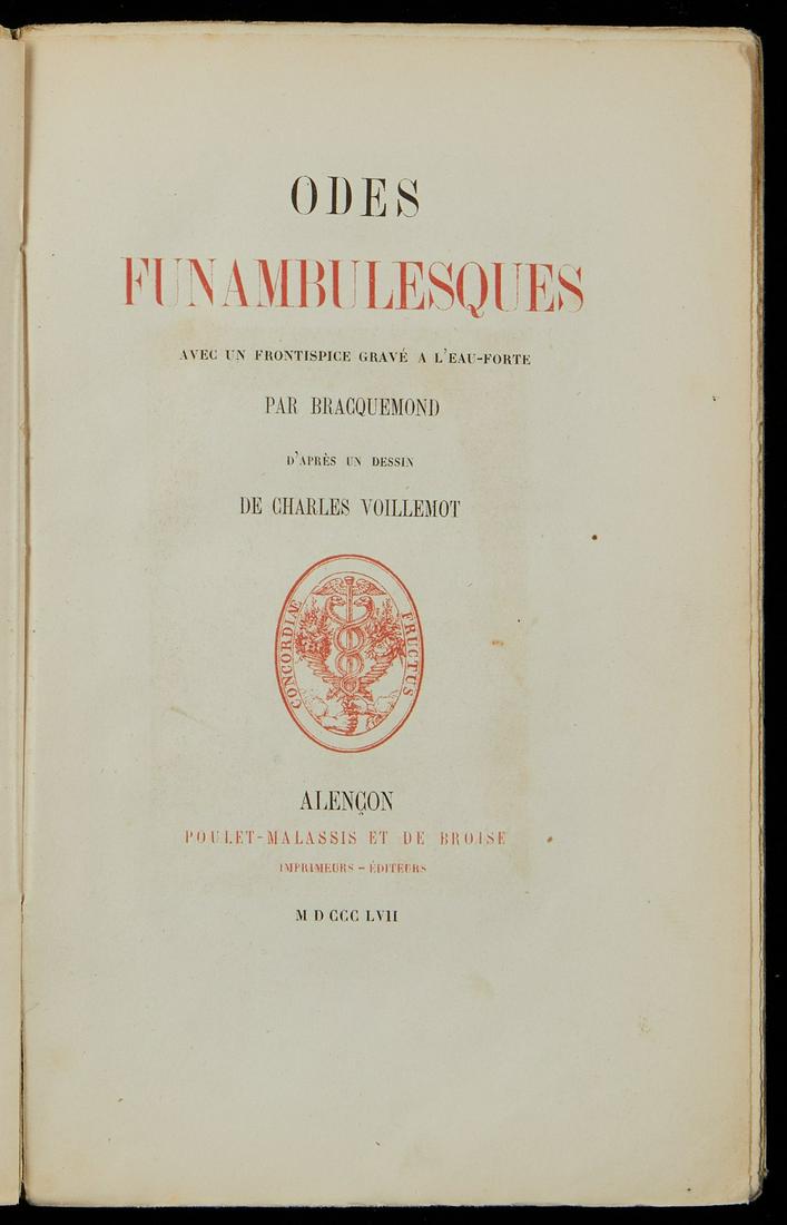 Theodore de Banville "Odes Funambulesques" 1st Ed. 1857 (1 of 5)