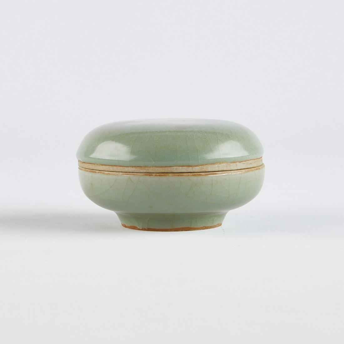 Chinese Celadon Paste Box (1 of 8)