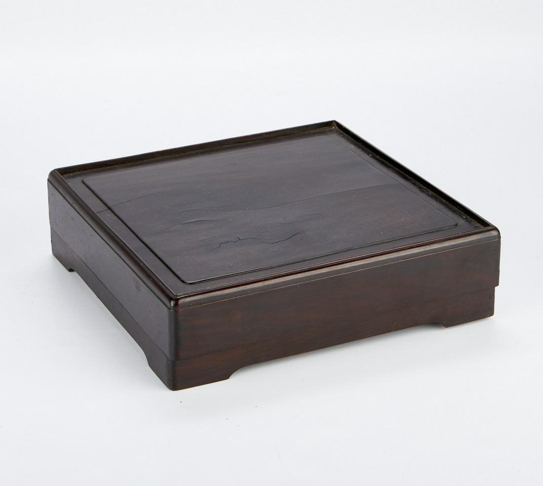 Chinese Qing Rosewood Writing Box Possibly Zitan (1 of 8)