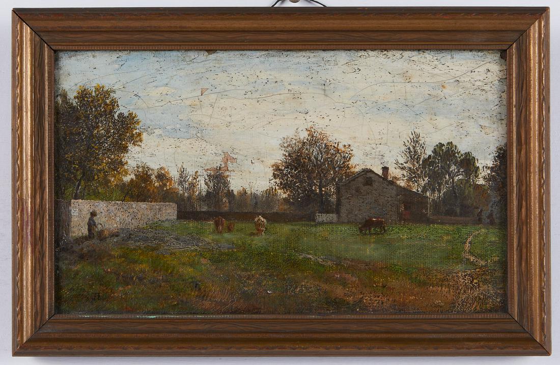 Illegibly Signed 19th c. English School Painting (1 of 8)